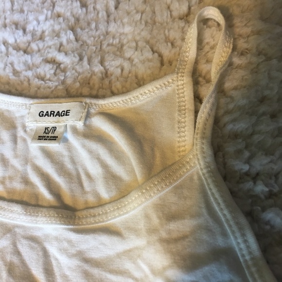 A white XS tank top from Garage - Picture 3 of 3